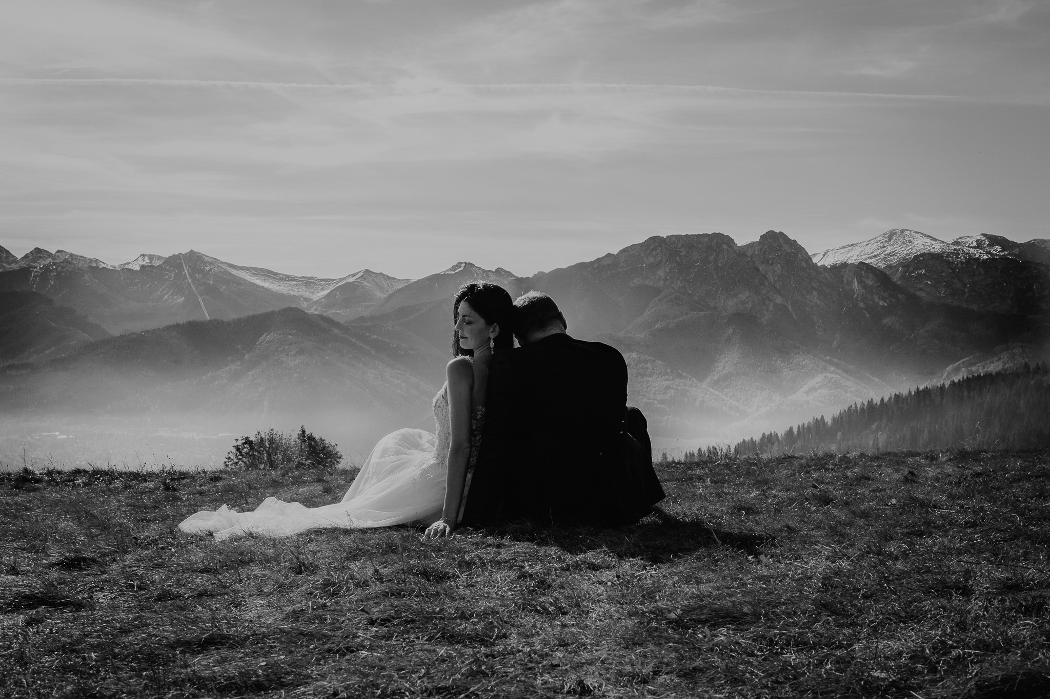Sesja poślubna Magdy i Łukasza w Tatrach