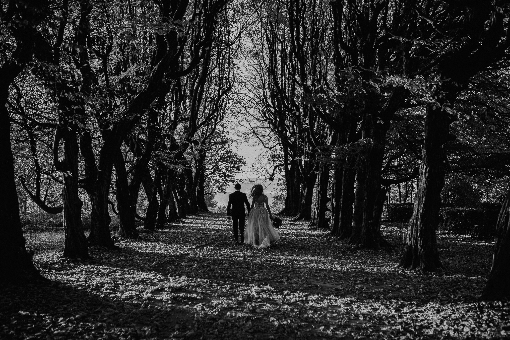 Sesja poślubna Magdy i Patryka w Parku w Mogilanach i Energylandii